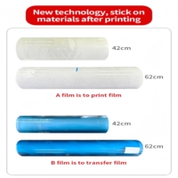 Haute qualité personnalisé A3 Uv Dtf Ab Film Uv autocollant transfert de chaleur étui de téléphone portable