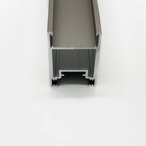 Perfil de Marco de Puerta Delgada de Aluminio, Sistema de Deslizamiento Vertical de Vidrio, Extrusión de Aleación de Metal, Construcción de Ranura, por Tonelada - Product Image 1