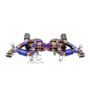 Sistema de Escape Catback Valvetronic de Aleación de Titanio para Porsche 718 GT4 <span class=keywords><strong>GTS</strong></span> 2019-2025 <span class=keywords><strong>4</strong></span>.0L, Silenciador con Sonido Profundo, Mejora de Textura - Product Image 6