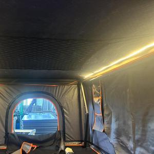 Tente de toit verticale en <span class=keywords><strong>aluminium</strong></span> EM, profil bas pour une utilisation quotidienne en voiture - Product Image 2