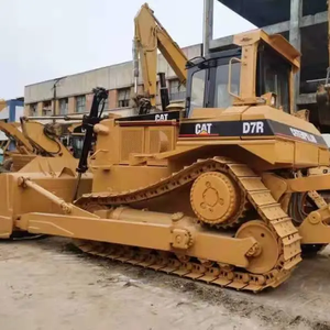 Bulldozer CAT D7R d'occasion, engin de construction, moteur, boîte de vitesses, composant essentiel avec roulement et pompe Cummins - Product Image 1