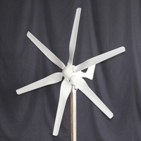 Générateur d'éoliennes horizontales MAX400W 12 V 24 Volt, 6 pales en fibre de nylon, alimentation électrique, moulin à vent, énergie pour la maison avec CE