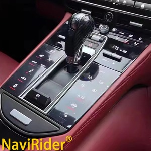 สำหรับ Porsche Panamera 2010-2016 อุปกรณ์ตกแต่งรถยนต์ ชุดตกแต่งภายในคอนโซลกลางแบบดิจิทัล แผงเปลี่ยนเกียร์ - Product Image 2
