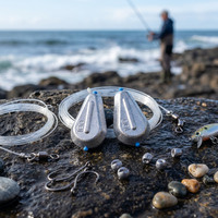 Plomb de pêche Artel GC-Heart en forme de cœur, écologique et résistant à la corrosion, pour la pêche à la mouche et en eau salée