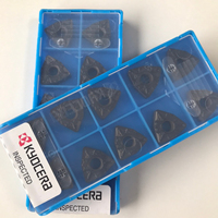 XWNMG080412PS-TTB CA4515 Kyoceras OEM Plaquitas de Carburo para Torno CNC, Hoja de 32mm, Espesor de 2.0mm, Diámetro del Orificio de 18mm, Recubrimiento CVD