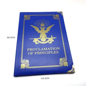 Birth Graduation Diploma Vaccination Security Certificate Frame A4 Cover Leather Folder A4 A5 Folding Document Display Holder