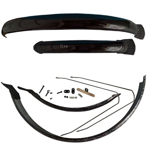 MTB bisiklet ön/arka çamurluk seti tam uzunluk 16 20 24 26 27 27.5 28 29 "inç 700C yol bisiklet çamurluk çakıl bisiklet çamurluk - Product Image 4