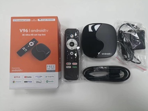 Hot bán Android TV Box V96 android10 2G + 16G Bluetooth bằng giọng nói điều khiển từ xa 4K streaming Máy nghe nhạc băng tần kép wifi6 - Product Image 6