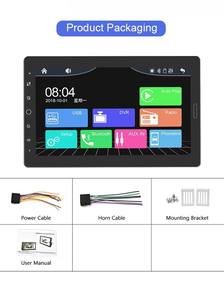 Lecteur MP5 pour voiture Hengwell 10,1 pouces, compatible CarPlay filaire, FM, Mirror Link, Bluetooth intégré, lecteur <span class=keywords><strong>DVD</strong></span> pour voiture - Product Image 6