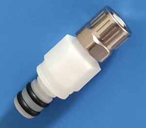 MM2004-2 Double O-<b>ring</b> Quick <b>Coupling</b> 4mmID 6mmOD Air Hose In-line Valved Insert Quick Connector Fittings With Metal Locking Nut - Product Image 4