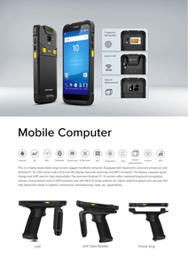 Chainway C66 cep telefonu Telfono el Android PDA taşınabilir mobil bilgisayar UHF RFID okuyucu 2D barkod depo yönetimi - Product Image 4