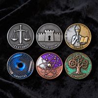 Monedas de Desafío 3D Personalizadas de Plata Antigua de Alta Calidad con Color Personalizado para Proveedores de Oro