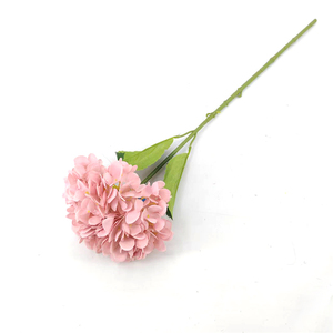 Hot Bán Duy Nhất Thân Cây Tú Cầu Hoa Lụa Nhân Tạo Màu Xanh Đỏ Màu Xanh Lá Cây Giả Tú Cầu Cho Đám Cưới Hoa Sắp Xếp DIY Trang Trí Nội Thất - Product Image 3