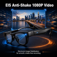 Nouvelle Arrivée Lunettes Intelligentes HD 13MP avec IA, Verres Anti-Lumière Bleue, Matériau Plastique Étanche, Android, Enregistrement Vidéo et Audio, Diffusion en Direct