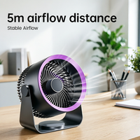 Nouveau ventilateur de bureau portable, rechargeable, mini, pliable, silencieux, pour voiture et utilisation en extérieur