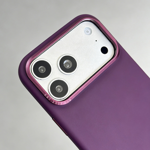 Funda Protectora Magnética de Silicona Líquida de Color Sólido JOYPORODO S135 con Soporte Metálico para Lentes para iPhone 17 18 Pro Max - Product Image 2