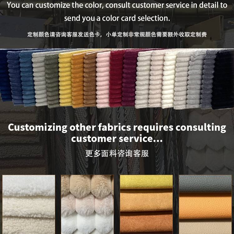 tessuti, colori e dimensioni personalizzabili,