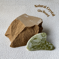 Planche de Gua Sha en Cristal Naturel Mélangé, Forme Cœur, Quartz Rose, Jade, Œil de Tigre, Outil de Massage Facial Gua Sha pour Soins de la Peau et Spa