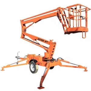 Luck Diesel <strong>Engine</strong> Electric Trailer Bucket <strong>Lift</strong> 200kg 12-24m Towable Wireless Telescopic Boom - Product Image 4