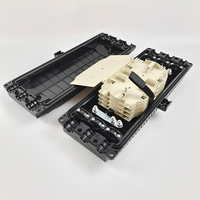 Boîtier de raccordement de fibre optique horizontal 48/96 cœurs, étanche IP68, 3 entrées/3 sorties, pour câbles souterrains et aériens FTTH/FTTx