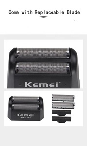 Rasoir électrique sans fil rechargeable KEMEI <span class=keywords><strong>KM</strong></span> <span class=keywords><strong>1102</strong></span> pour hommes, rasoir à double lame, rasoir à barbe, soin du visage, tondeuse multifonction - Product Image 4