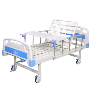 Barandillas laterales económicas de función única para cama de hospital con ruedas, mesa auxiliar Bestran BT-AM307A de acero laminado en frío, 2 años de garantía, Clase I - Product Image 1