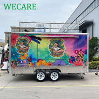 WECARE Commercial Street Fancy Limonade Drink Juice Bar Outdoor Mobile Cook Catering Trailer Concession Fast Food Van Truck