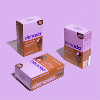 Boîtes d'emballage personnalisées brillantes et colorées pour céréales pour bébés, boîtes pliables pour millet, bouillie, snacks, bonbons et courses