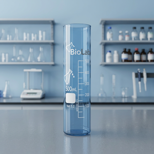Béchers en verre gradués à forme haute sans bec, Béchers de laboratoire ronds avec échelle graduée, Contenant de laboratoire chimique OEM - Product Image 4