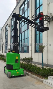 9,2M 200KG Zelfrijdende Elektrische RVS Mobiele Heftruck Nieuwe Kleine Hoogwerker Jib Verticale Telescopische Mastlift - Product Image 5