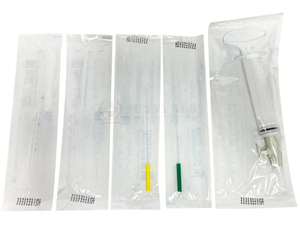Kit d'aspiration gynécologique manuel à vide à deux lumens avec canule, instruments chirurgicaux, autoclavable - Product Image 6