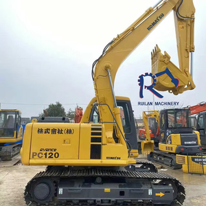 Excavadora Komatsu PC 120, origen japonés, horas de trabajo bajas, buena calidad con motor original, precio bajo - Product Image 1