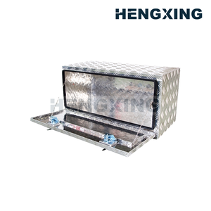 Boîte à outils en aluminium robuste sur mesure pour utilisation en extérieur sur camion, rangement d'outils étanche avec protection pour camionnette, pour vente aux enchères - Product Image 2