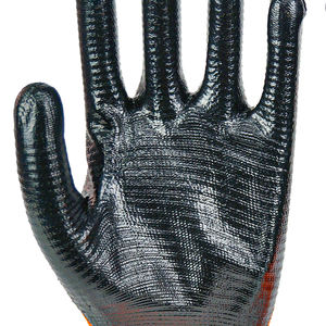 قفازات عمل آمنة ببطانة بوليستر قابلة للتنفس بقياس <span class=keywords><strong>13G</strong></span> وطلاء نتريل ناعم، متينة ومناسبة للبناء - Product Image 5