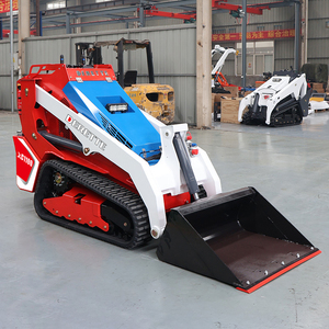 Мини-погрузчик Derette XC1100 с дизельным двигателем Kubota 25 л.с., сертифицированный CE EPA, с пилотным управлением, доступен индивидуальный цвет - Product Image 4