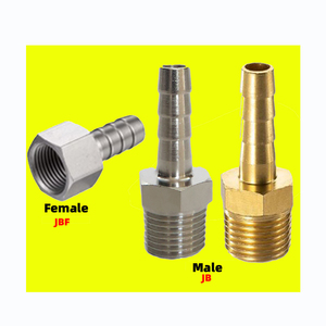 Nữ Nam Threaded Brass Núm Vú Khí Nén Ống Phù Hợp Giảm Giảm Bộ Chuyển Đổi Không Khí Ống Ống Phụ Kiện Giảm Bộ Chuyển Đổi - Product Image 1