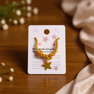 Bracciale con nodo pentagramma dorato, braccialetto alla moda in acciaio inossidabile, gioielli regalo unisex - Product Image 2