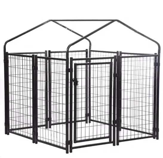 Cage métallique robuste pour chiens