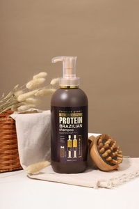 <span class=keywords><strong>Shampoo</strong></span> Brasiliano Idratante all'Olio di Argan <span class=keywords><strong>con</strong></span> <span class=keywords><strong>Proteine</strong></span> ed Estratti di Noci Brasiliane per Capelli Lisci e Splendidi - Private Label - Product Image 4