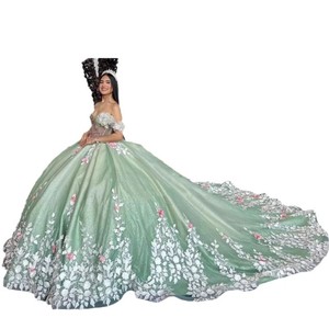 Vestido <span class=keywords><strong>de</strong></span> Noche Largo con Falda Amplia <span class=keywords><strong>de</strong></span> Malla <span class=keywords><strong>de</strong></span> Colores, Estilo Hada Mori, para Ceremonias, Conciertos y Eventos, para Adultos - Product Image 5