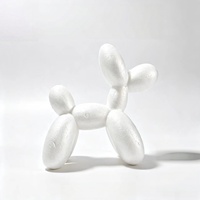 Chien ballon en mousse EPS blanc vierge en polystyrène, jouet pour projets artistiques et créations manuelles DIY, plusieurs tailles disponibles