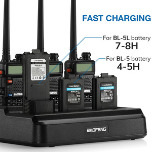BAOFENG เครื่องชาร์จแบตเตอรี่6ช่องสำหรับเครื่องรับส่งวิทยุเครื่องชาร์จแบตเตอรี่ลิเธียมไอออน5V 2A ตัวแสดงสถานะพลังงาน - Product Image 2