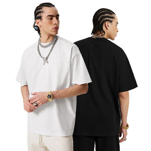 T-<span class=keywords><strong>Shirt</strong></span> <span class=keywords><strong>Homme</strong></span> Uni Grande Taille Oversize de Haute Qualité 100% Coton Unisexe 240 Gsm Vente en Gros T-Shirts de Créateur pour Hommes - Product Image 1