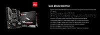 Nouveau mortier de mortier MSI/MSI B550M trois en un en boîte prend en charge R3 R5 5600X 5800X