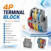 Bloc de connexion étanche en laiton 32A 450V pour fils rigides et toronnés avec certifications CE et RoHS
