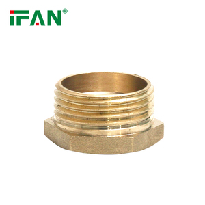 Raccordi per Tubi in Ottone Produttore IFAN Raccordo Maschio Filettato BSP in Rame Bronzo da 1/<span class=keywords><strong>2</strong></span> a 4 Pollici Raccordo a Nipplo in Ottone - Product Image 4