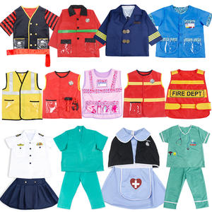2024 Halloween Carnaval Cosplay Politieagent Kostuums Kinderen Meisjes Jongens Air Carrière Kostuum Kinderen <span class=keywords><strong>Pilot</strong></span> Kostuum - Product Image 5