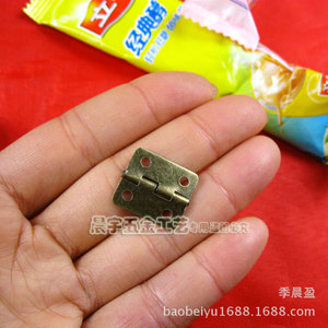 Bisagra para Muebles 18x16mm, Montaje Superficial, Bronce Antiguo, Hierro Resistente, Tipo H Estándar - Product Image 4