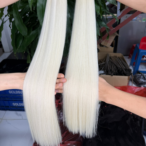 ผมแท้ธรรมชาติเวียดนามแบบเป็นมัด ผมตรงเรียบเนียน สีแพลตตินัม - Product Image 3