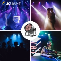 Projecteur PAR LED RVBW 3-en-1 DMX 54x3W en aluminium, modèle privé JC, pour éclairage de scène et d'événements (mariages, réceptions)